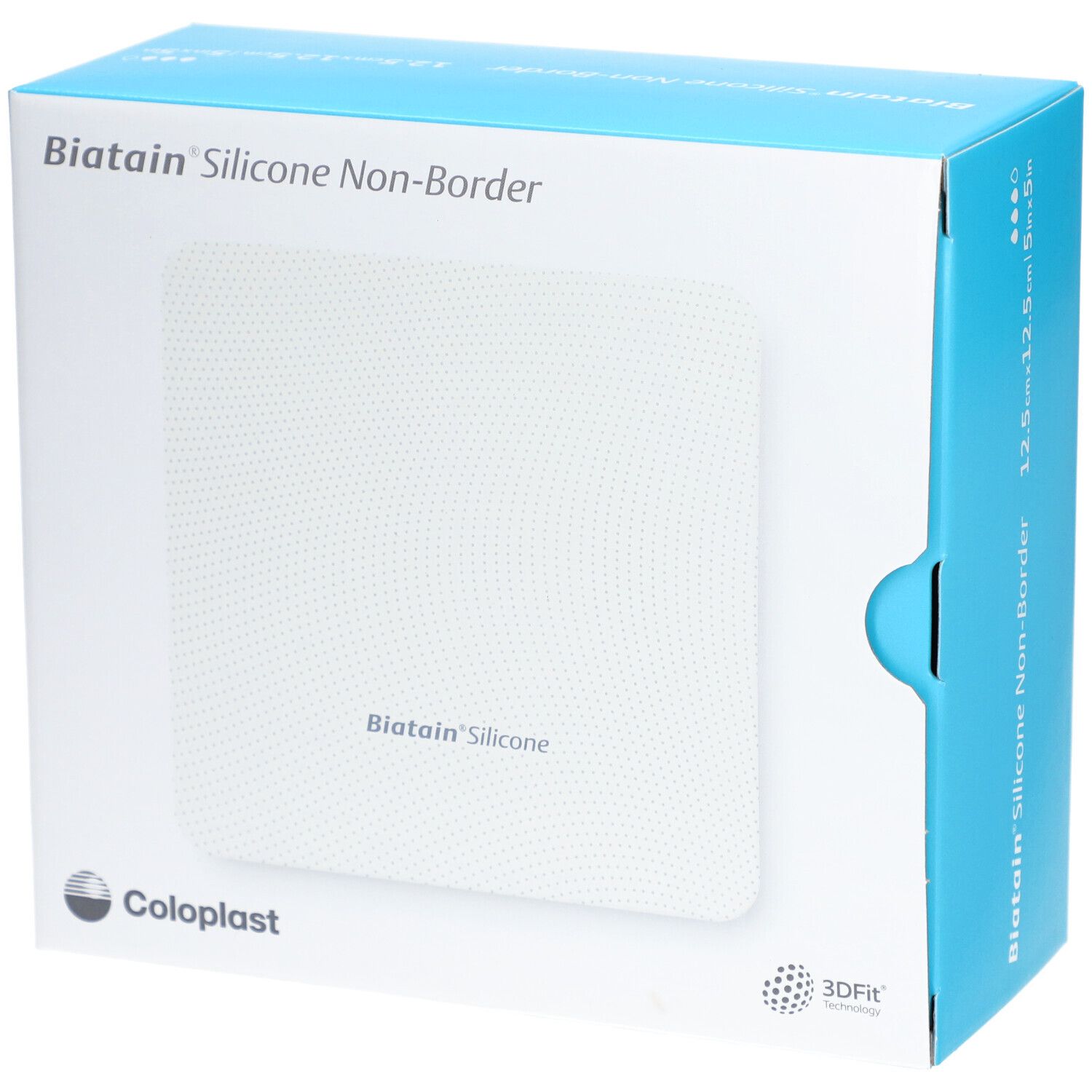 Biatain Silicone Non-Border Schaumverb.12,5x12,5cm 10 St Verband