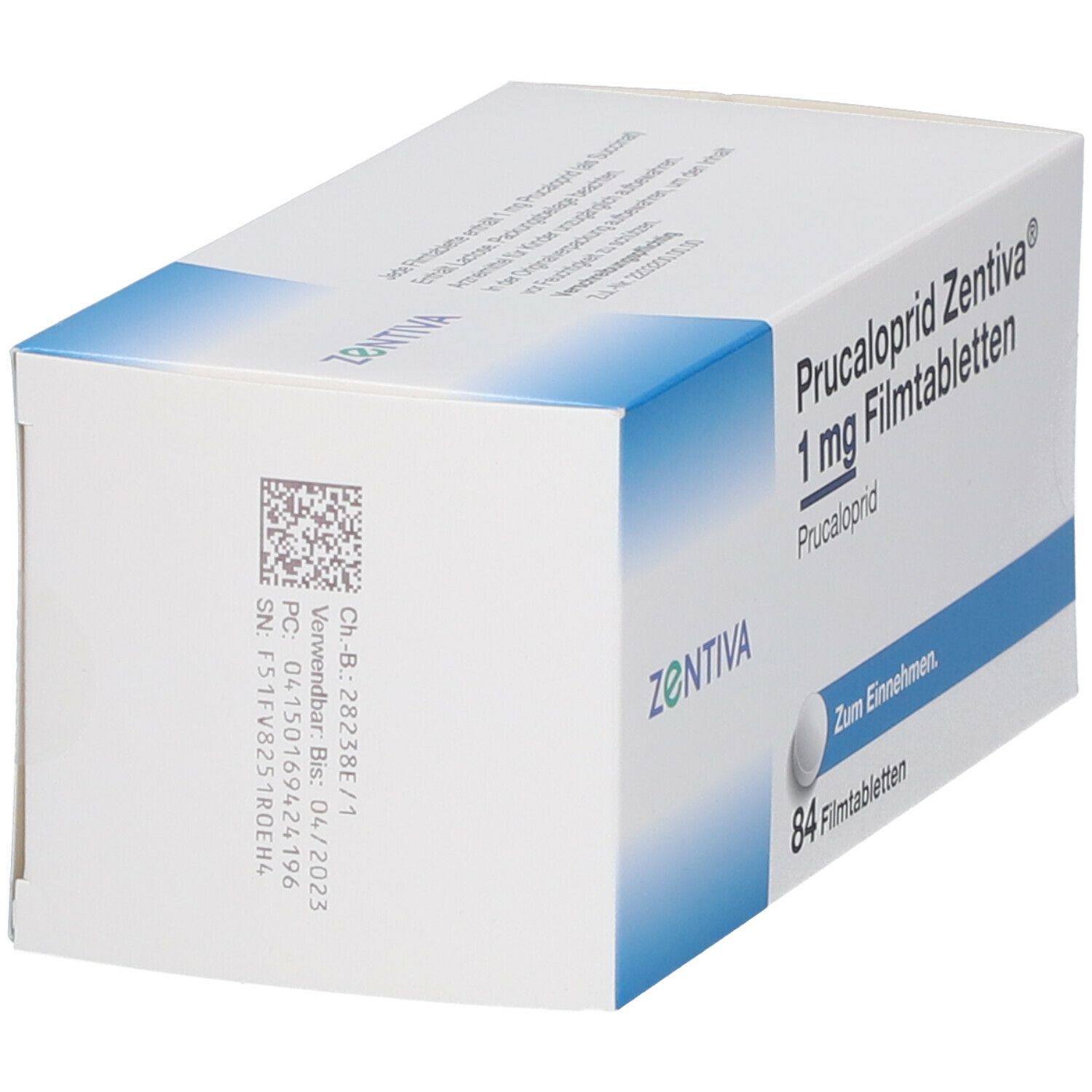 Prucaloprid Zentiva 1 mg Filmtabletten 84 St