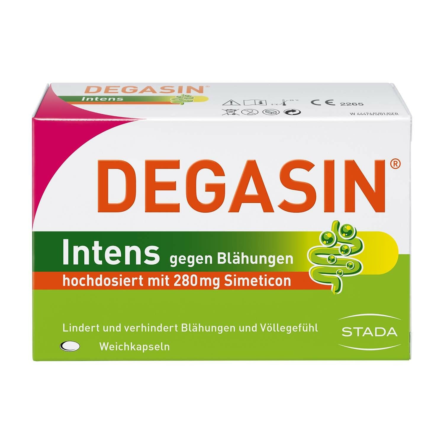 DEGASIN® Intens 280mg gegen Blähungen und Völlegefühl