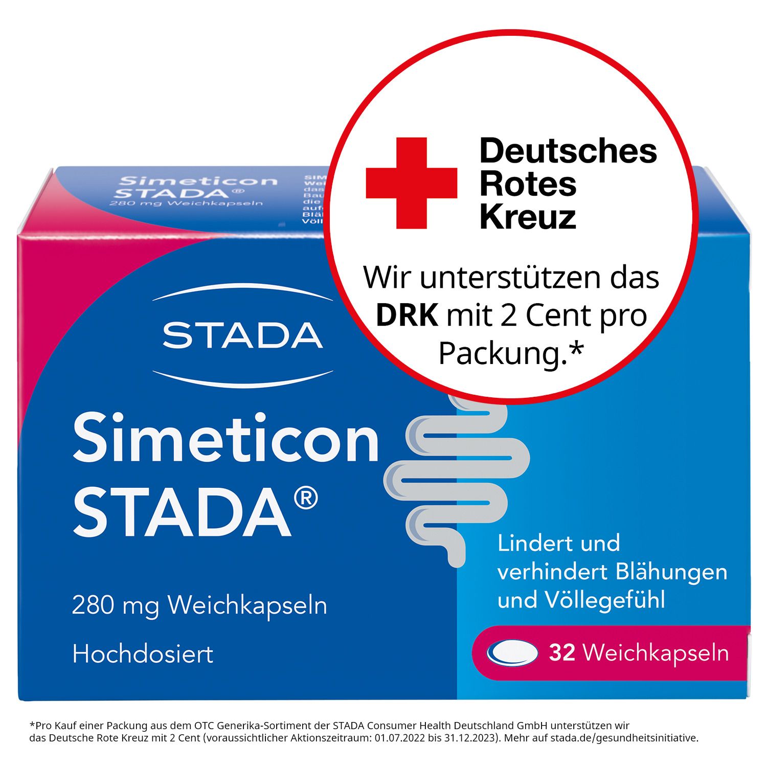 Simeticon STADA 280 mg Weichkapseln