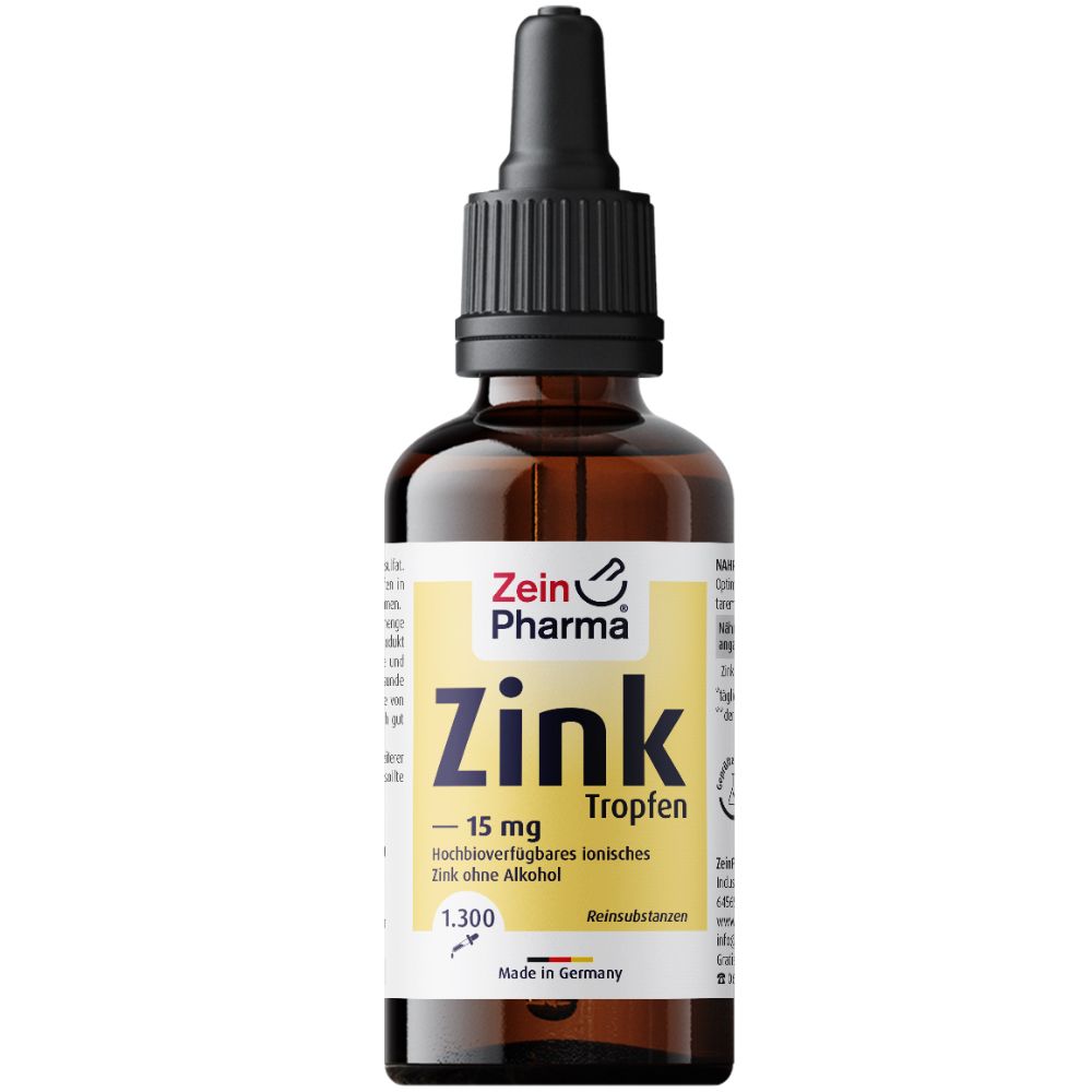 Zink Tropfen 15 mg ionisiert 50 ml zum Einnehmen