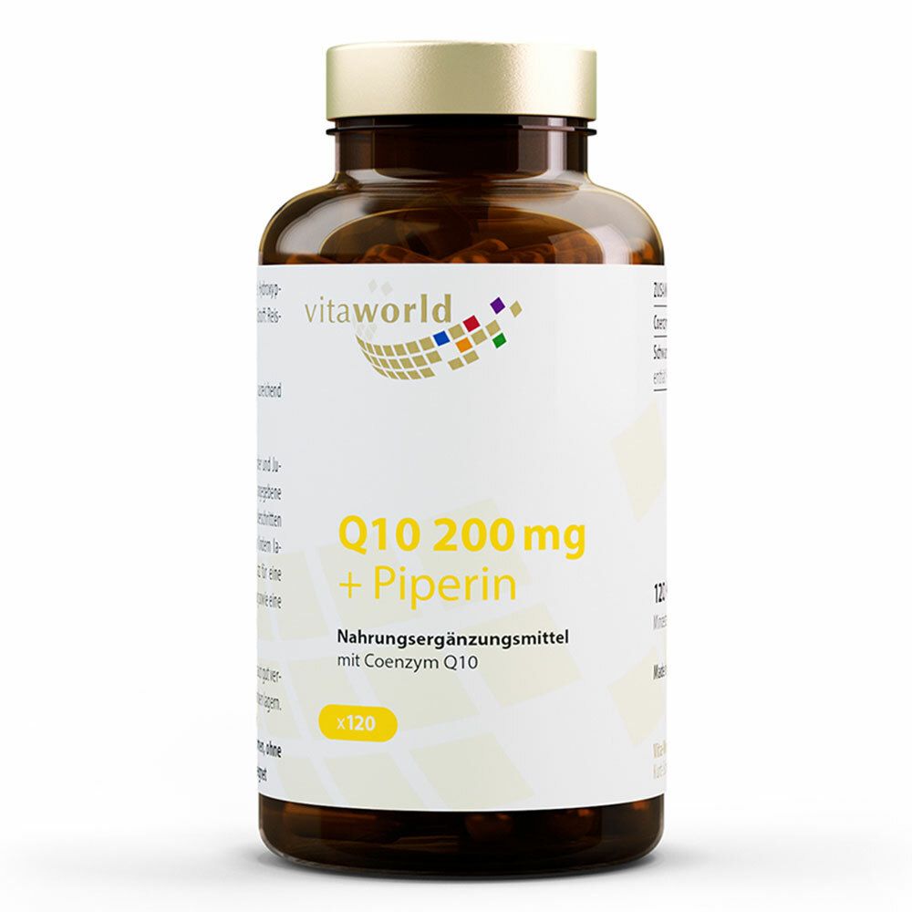 Q10 200 mg + Piperin
