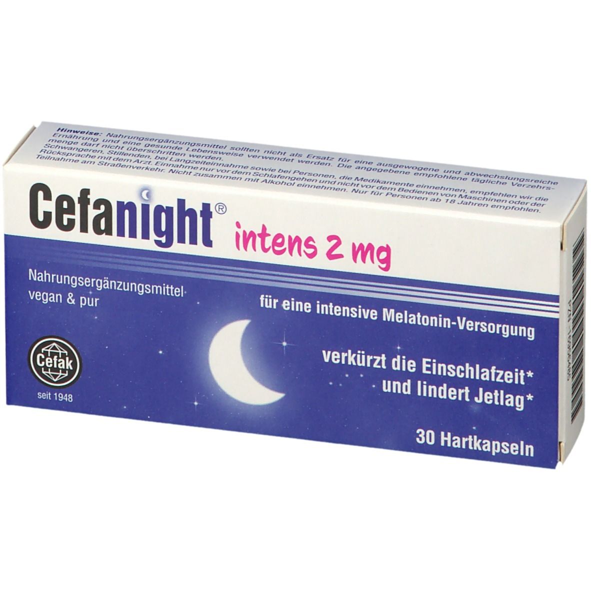 Cefanight® intens 2 mg