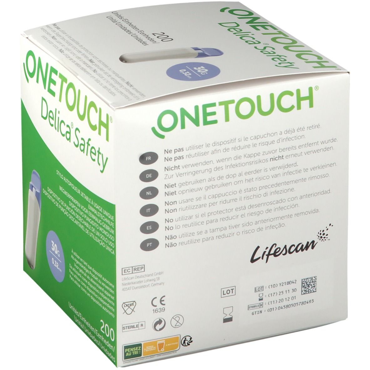 One Touch Delica Safety Einmalstechhilfe 30 G