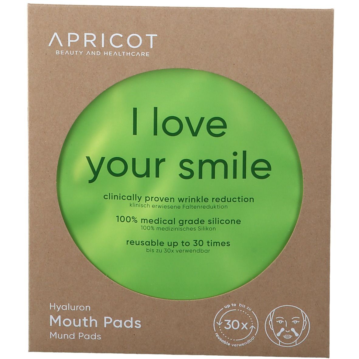 Apricot Mund Pads mit Hyaluron