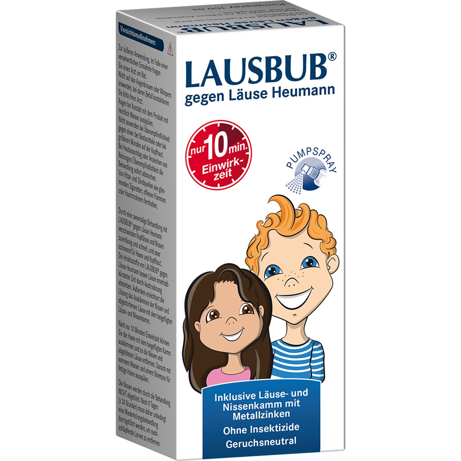 Lausbub® gegen Läuse Heumann Pumpspray 150 ml Spray