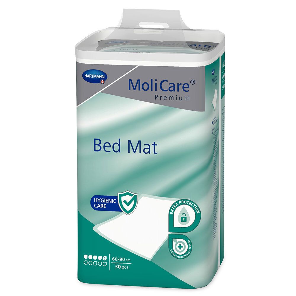 MoliCare® Premium Bed Mat 5 Tropfen 60x90 cm ​ 30 St Unterlagen