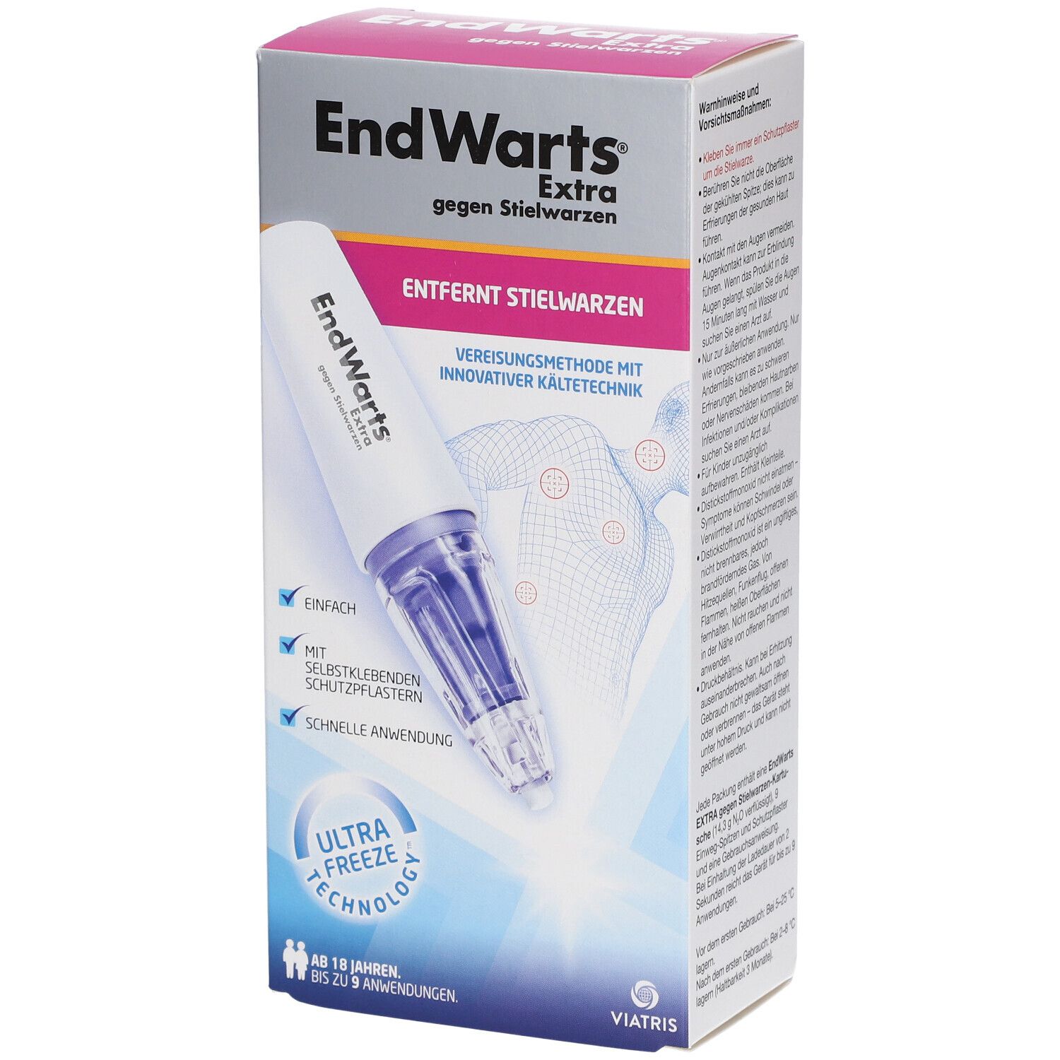 EndWarts® Extra gegen Stielzwarzen 14,3 g Spray