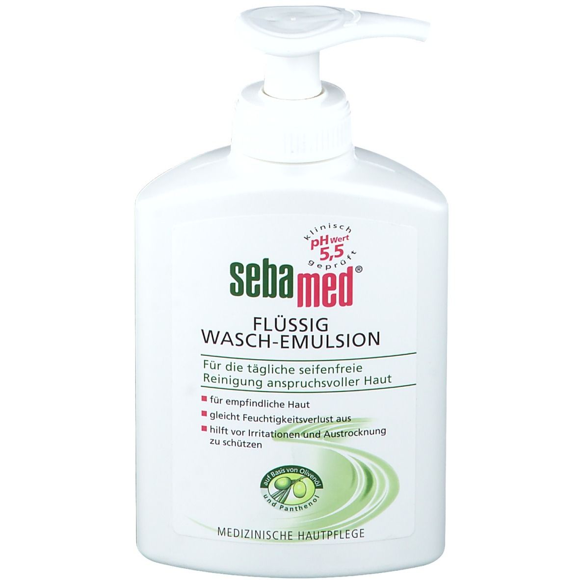 sebamed® flüssig Wasch-Emulsion Olive mit Spender
