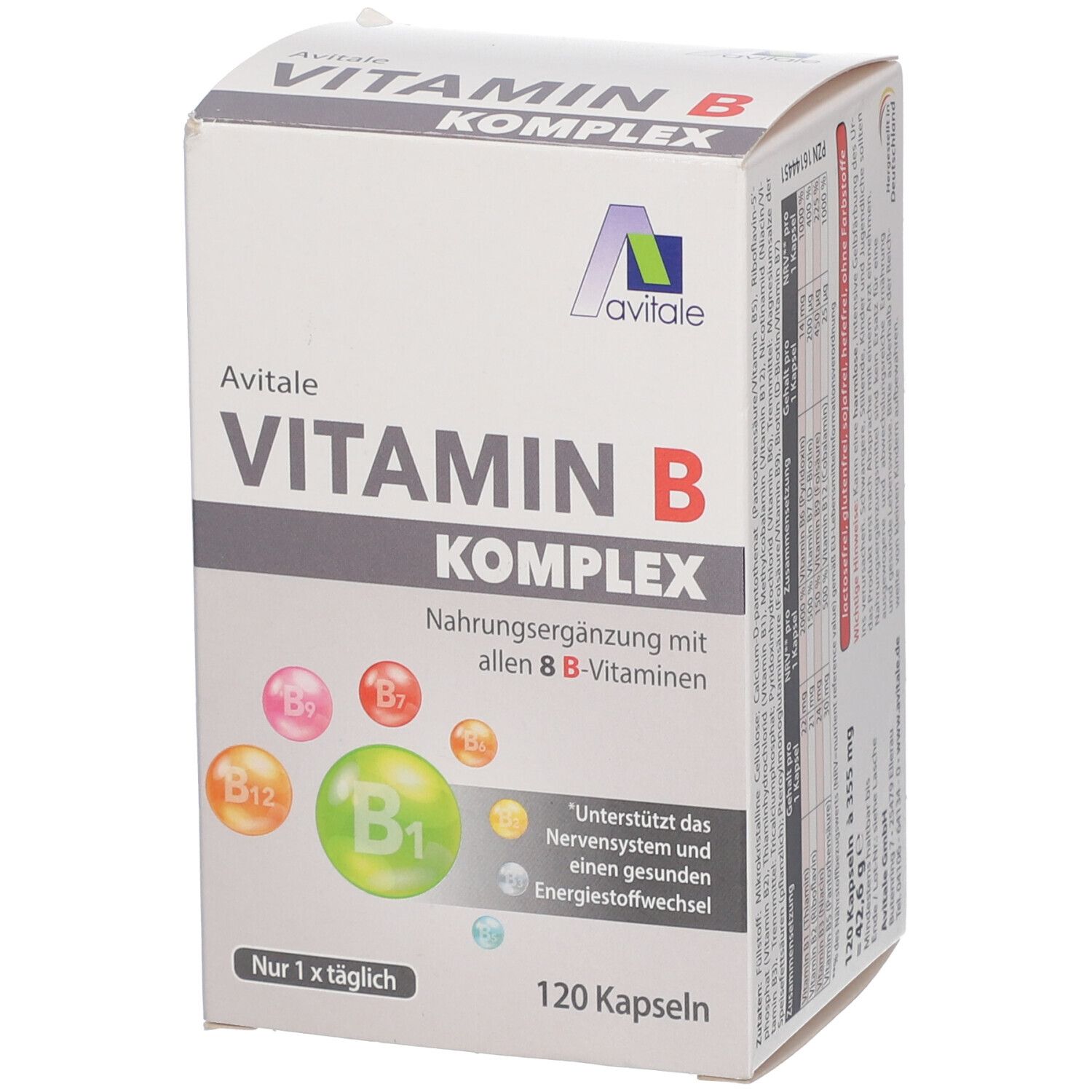 Avitale Vitamin B Komplex 120 St Kapseln
