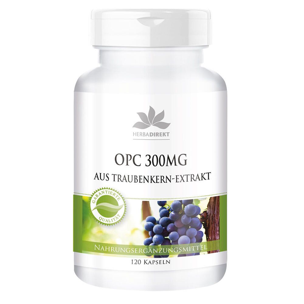 OPC 300mg aus Traubenkern-Extrakt 120 St Kapseln