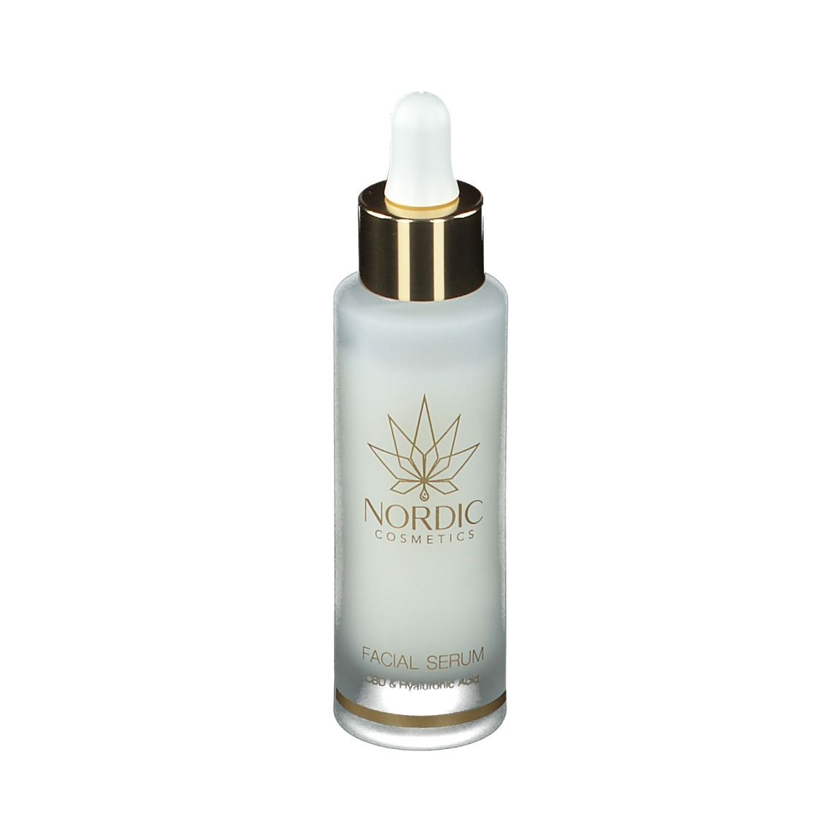 Nordic Cosmetics Gsichtsserum CBD + Hyaluronsäure 30 ml Flüssigkeit