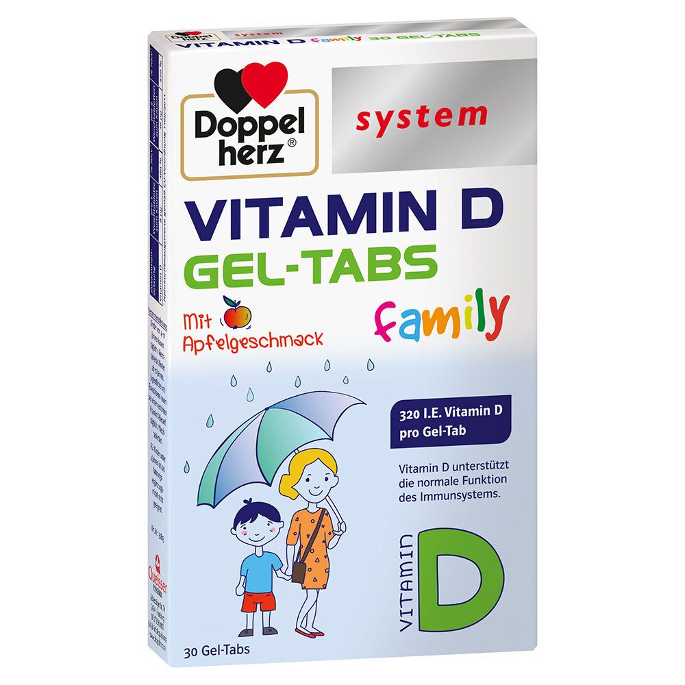 Doppelherz system Vitamin D Gel-Tabs family