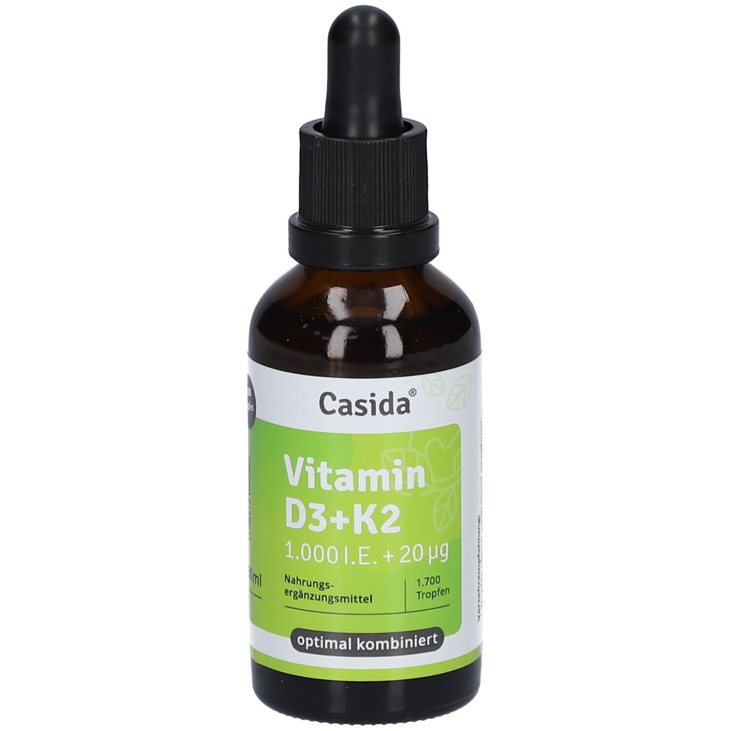 Casida® Vitamin D3+K2 1000 I.e. 20 µg 50 ml Tropfen