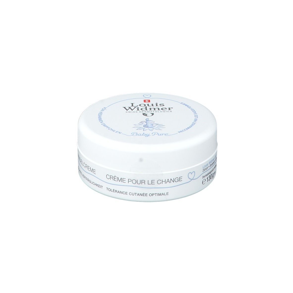 Louis Widmer BabyPure Windelcreme 130 g Creme