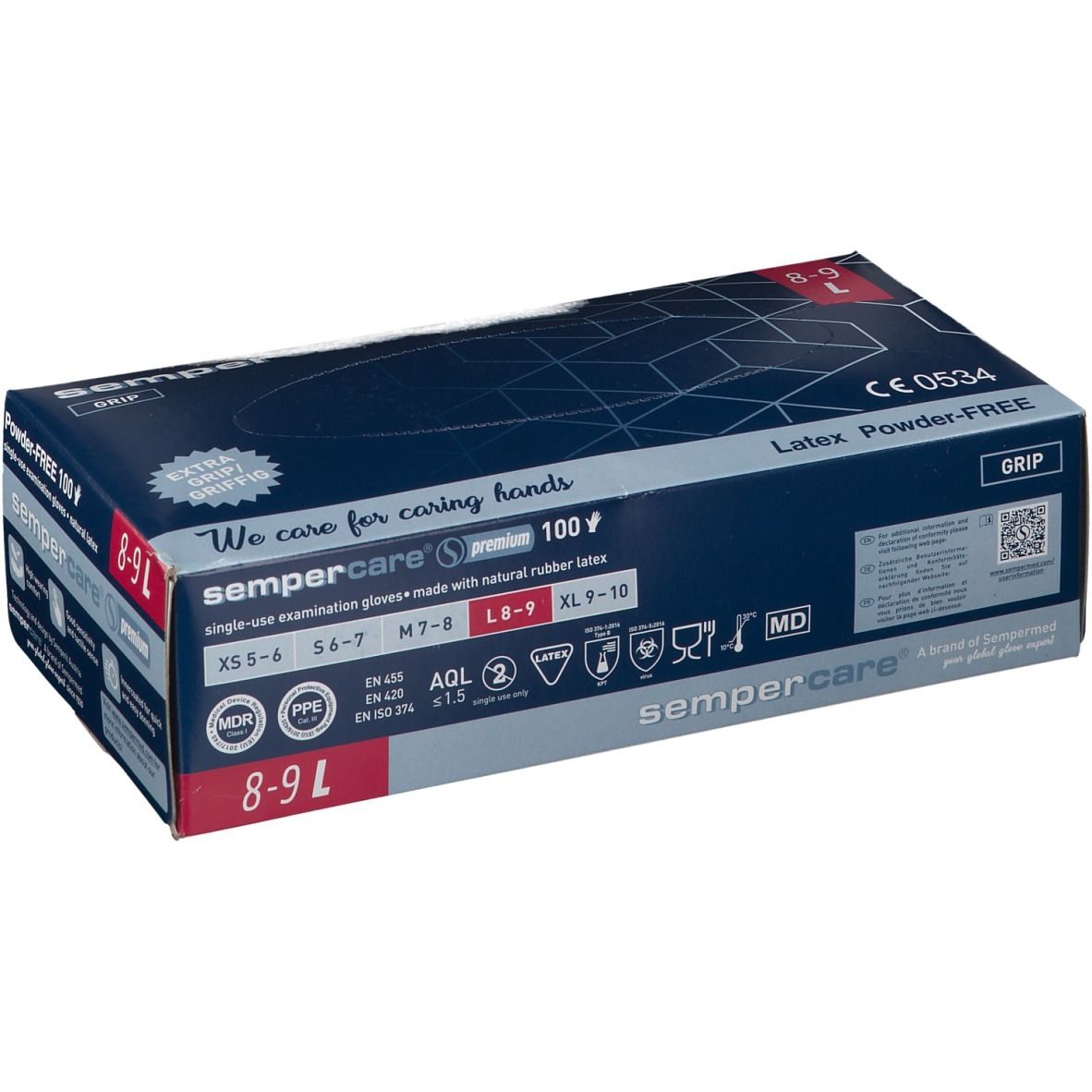 sempercare® premium Untersuchungshandschuhe Gr. M