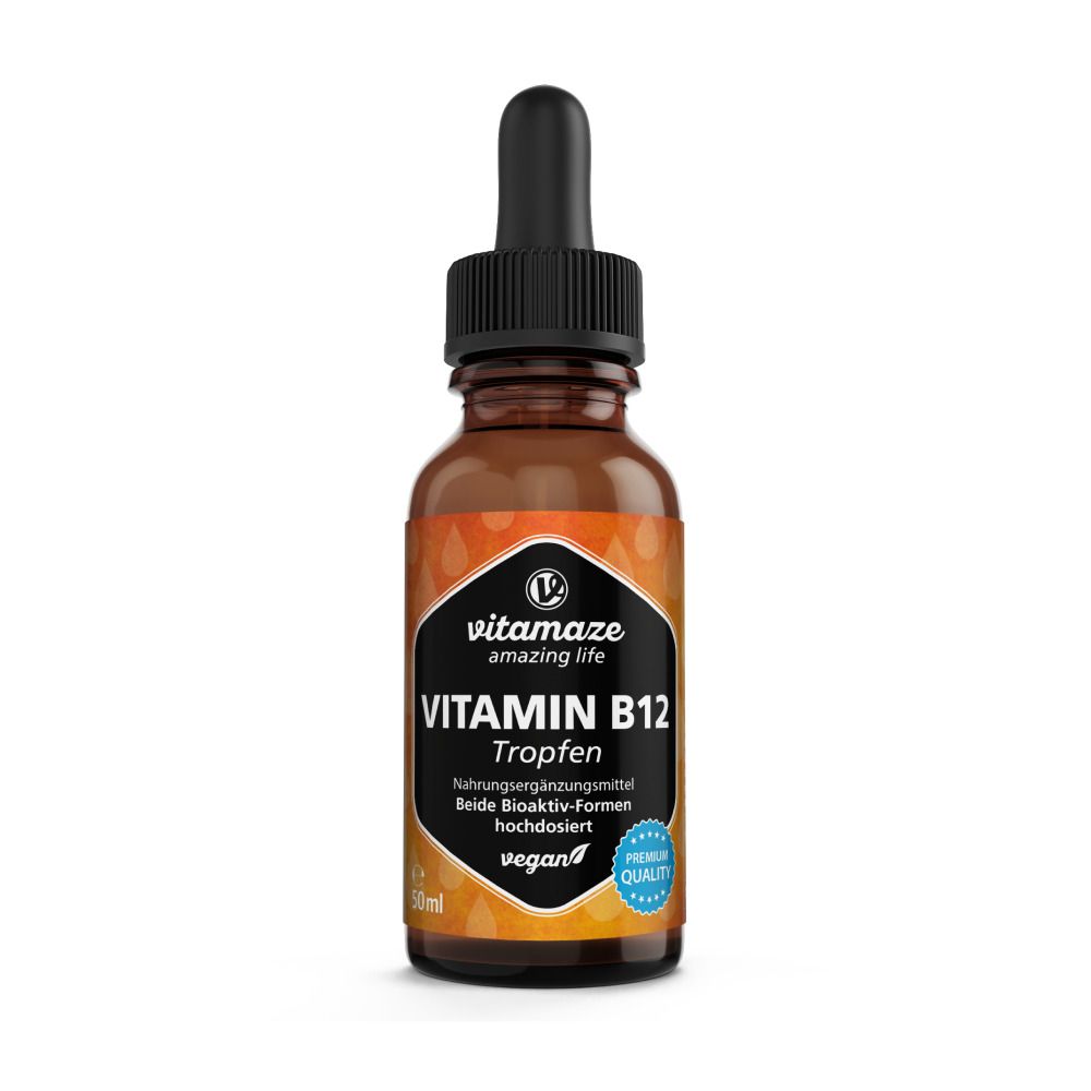 Vitamaze Vitamin B12 100 µg Tropfen hochdosiert 50 ml Tropfen