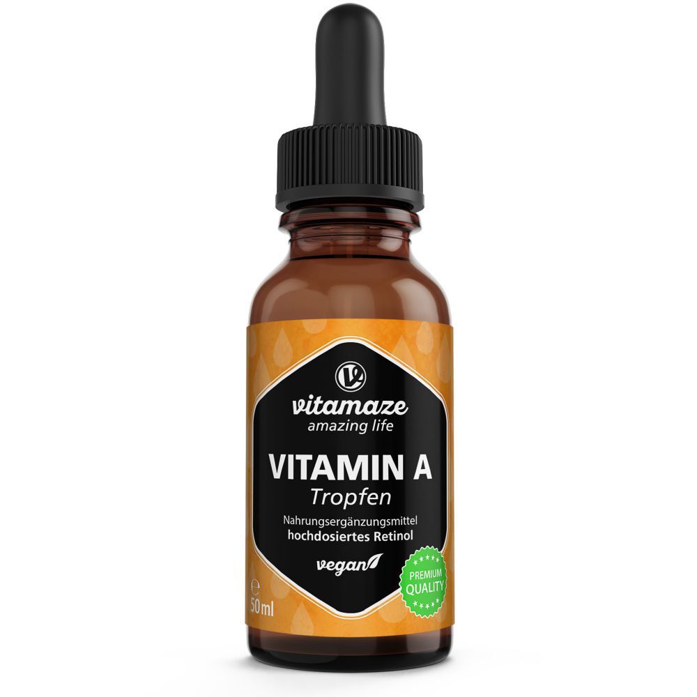 Vitamaze Vitamin A 500 µg Tropfen hochdosiert 50 ml Tropfen