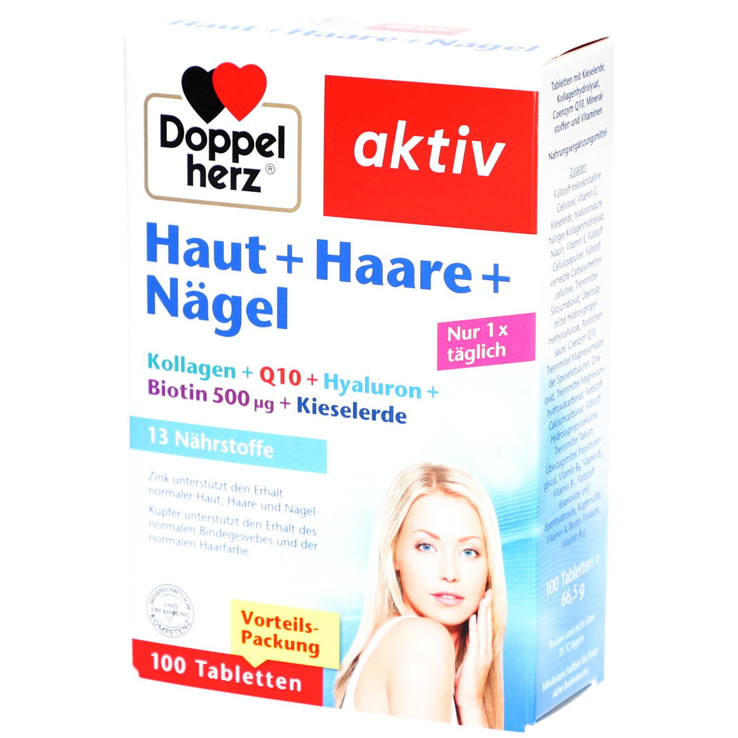 Doppelherz® aktiv Haut + Haare + Nägel