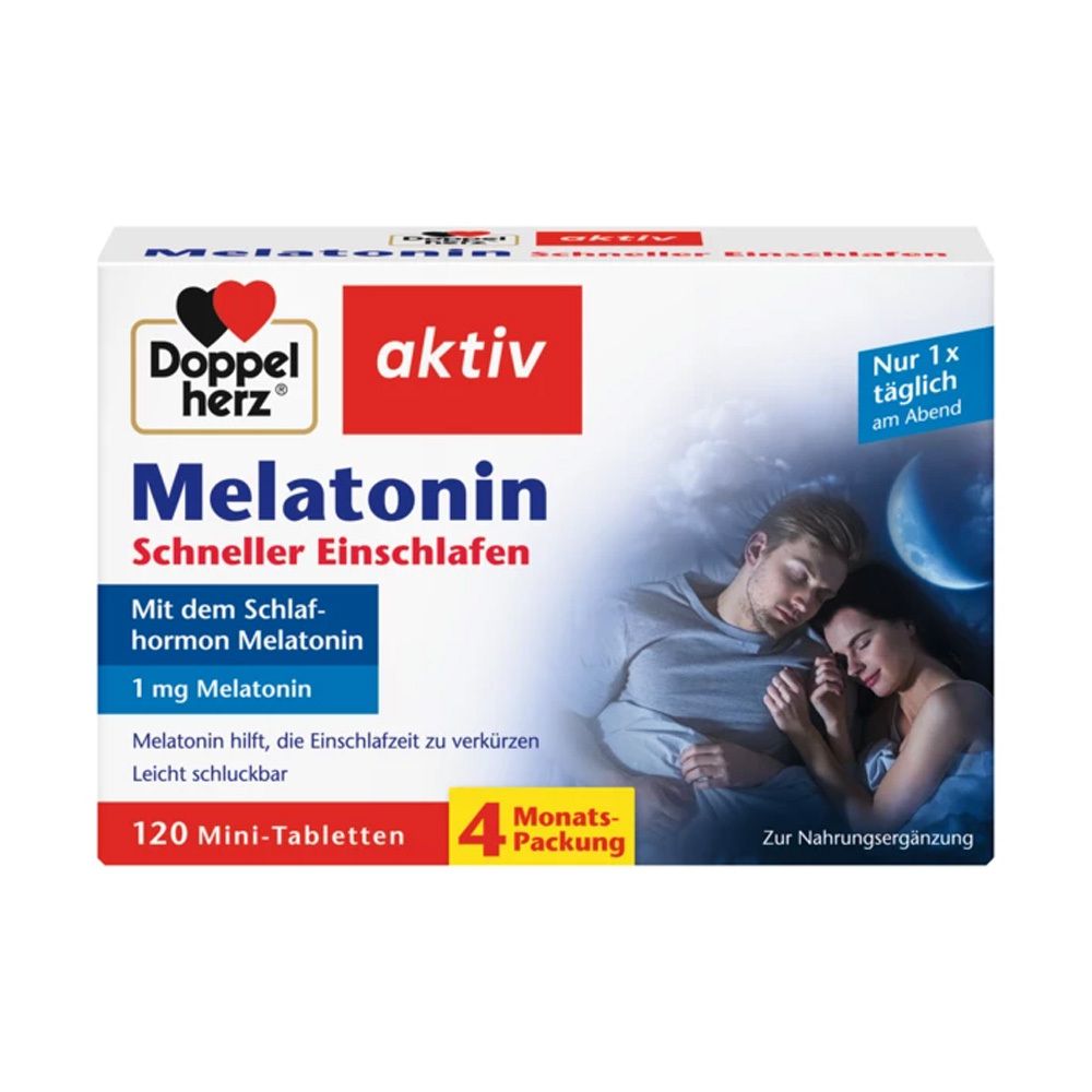 Doppelherz® aktiv Melatonin 120 St Tabletten Doppelherz® aktiv Melatonin 120 St Tabletten