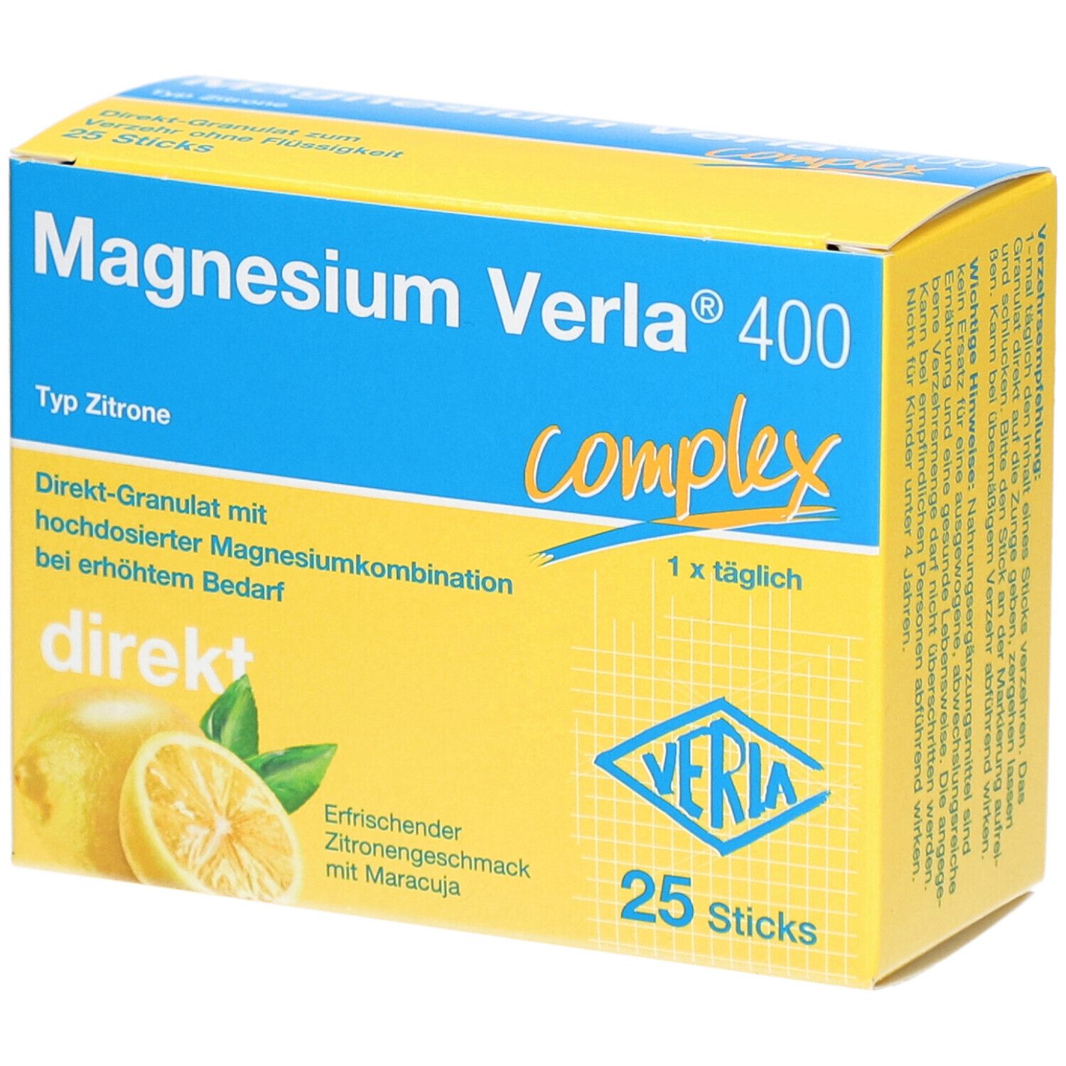 Magnesium Verla® 400 Direkt-Granulat