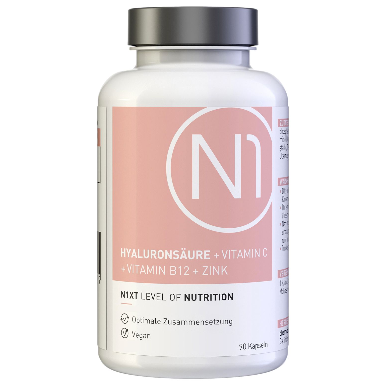 N1 Hyaluronsäure + Vitamin C + Vitamin B12 + Zink