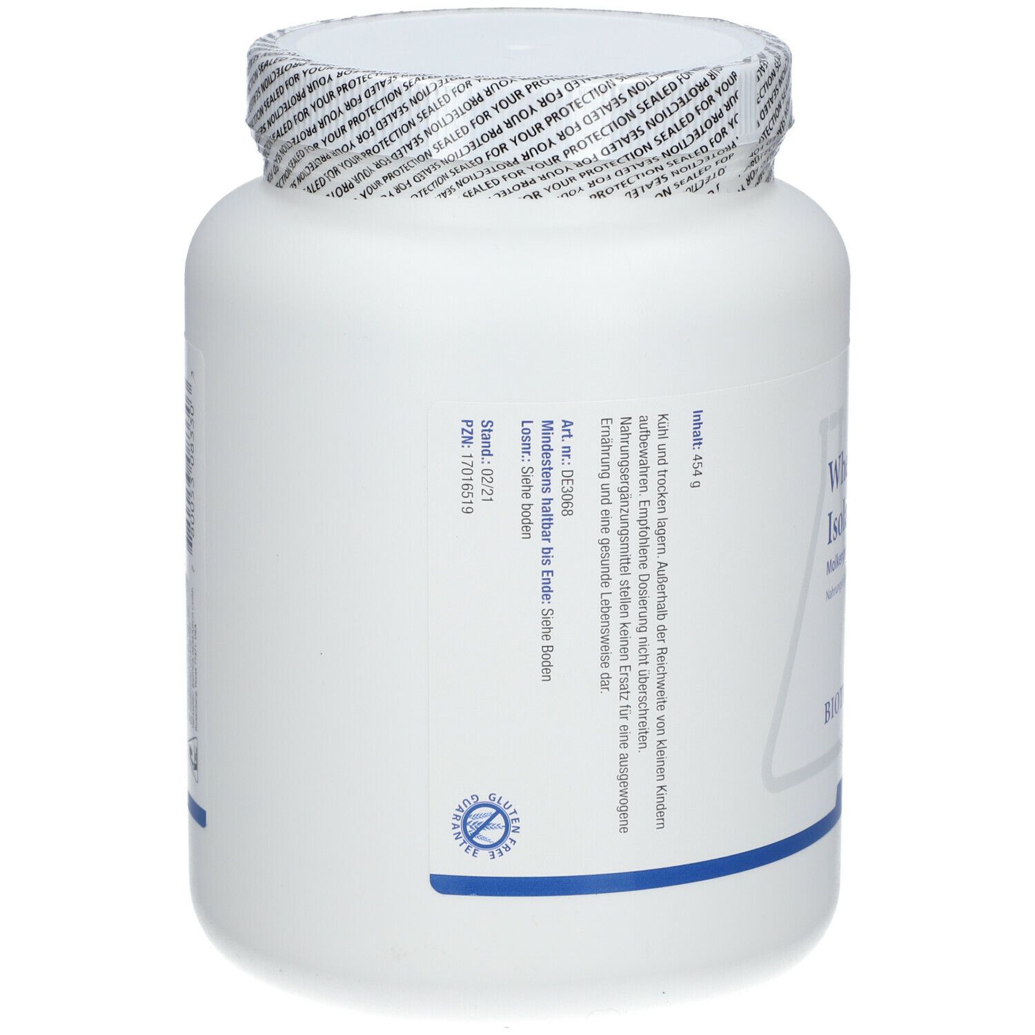 Whey Protein Isolat Pulver 454 g