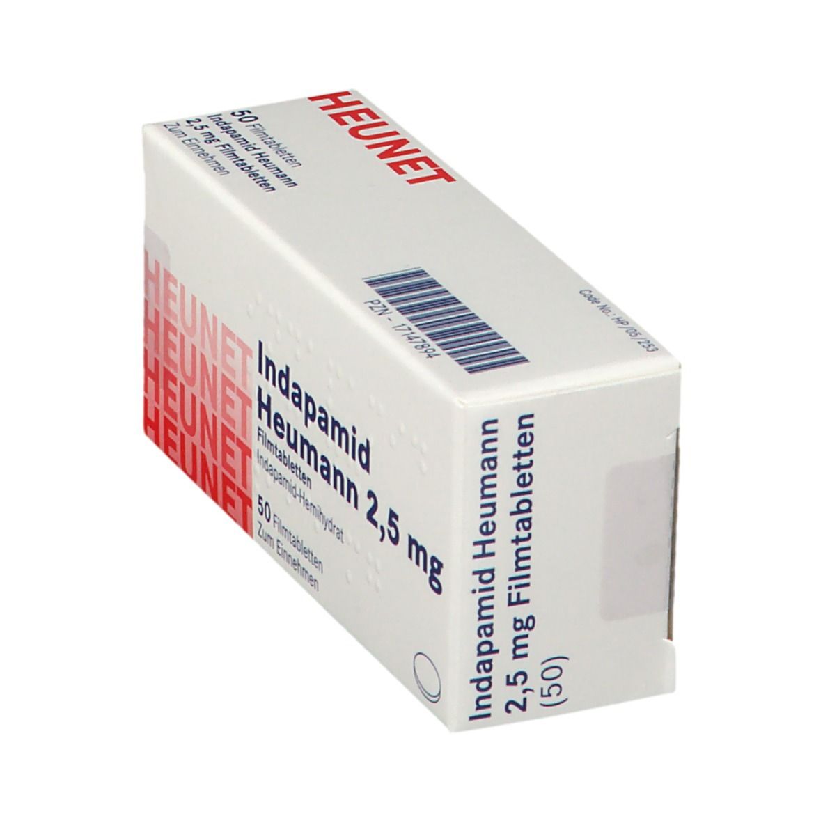 Indapamid Heumann 2,5 mg Filmtabletten Heunet 50 St