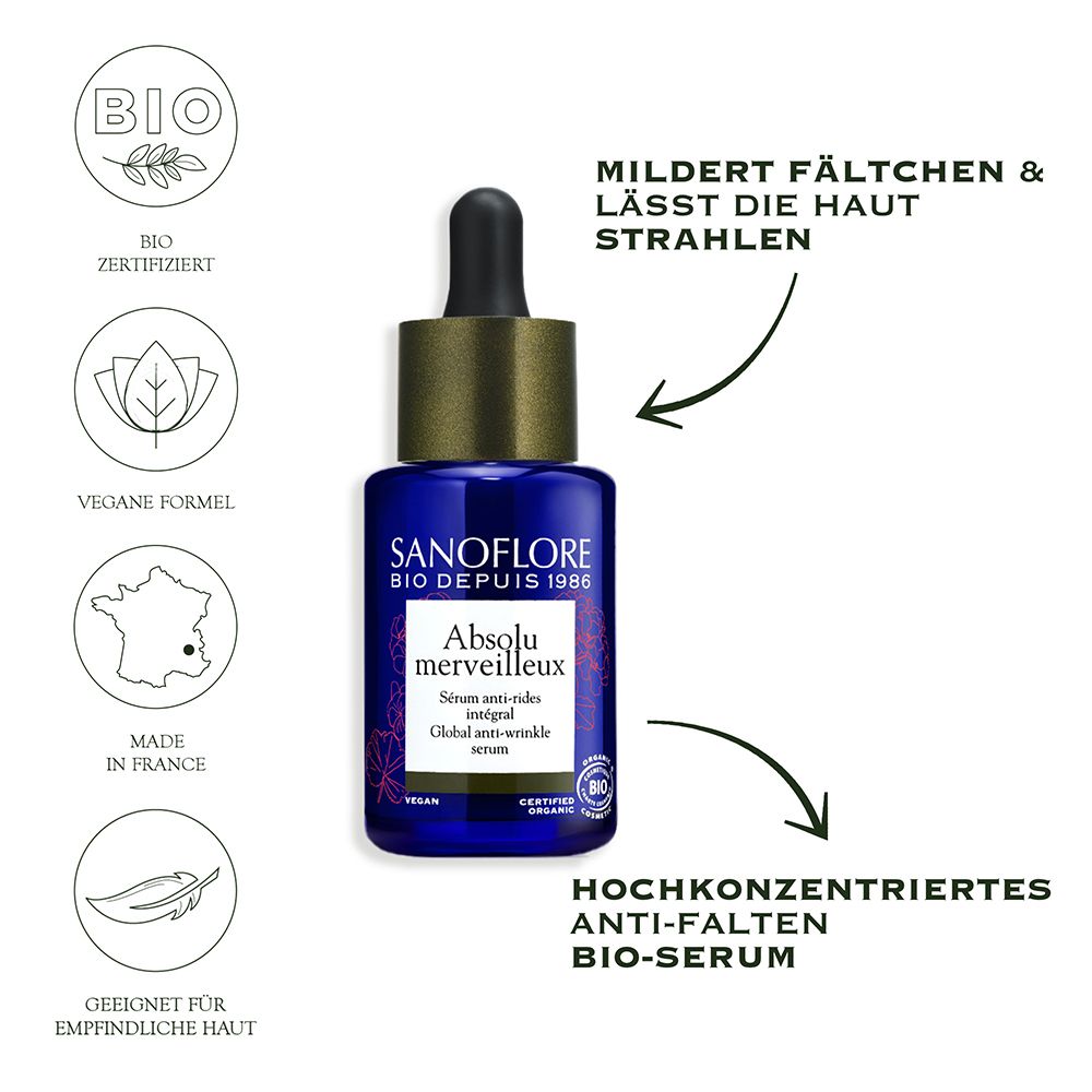 Sanoflore Absolu Merveilleux Bio Anti-Falten Serum