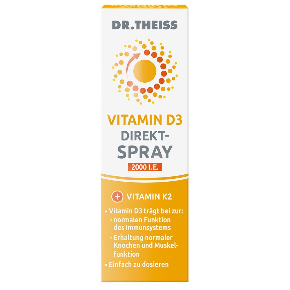 Dr. Theiss Vitamine D3 Vaporisateur direct 2000 I.e.