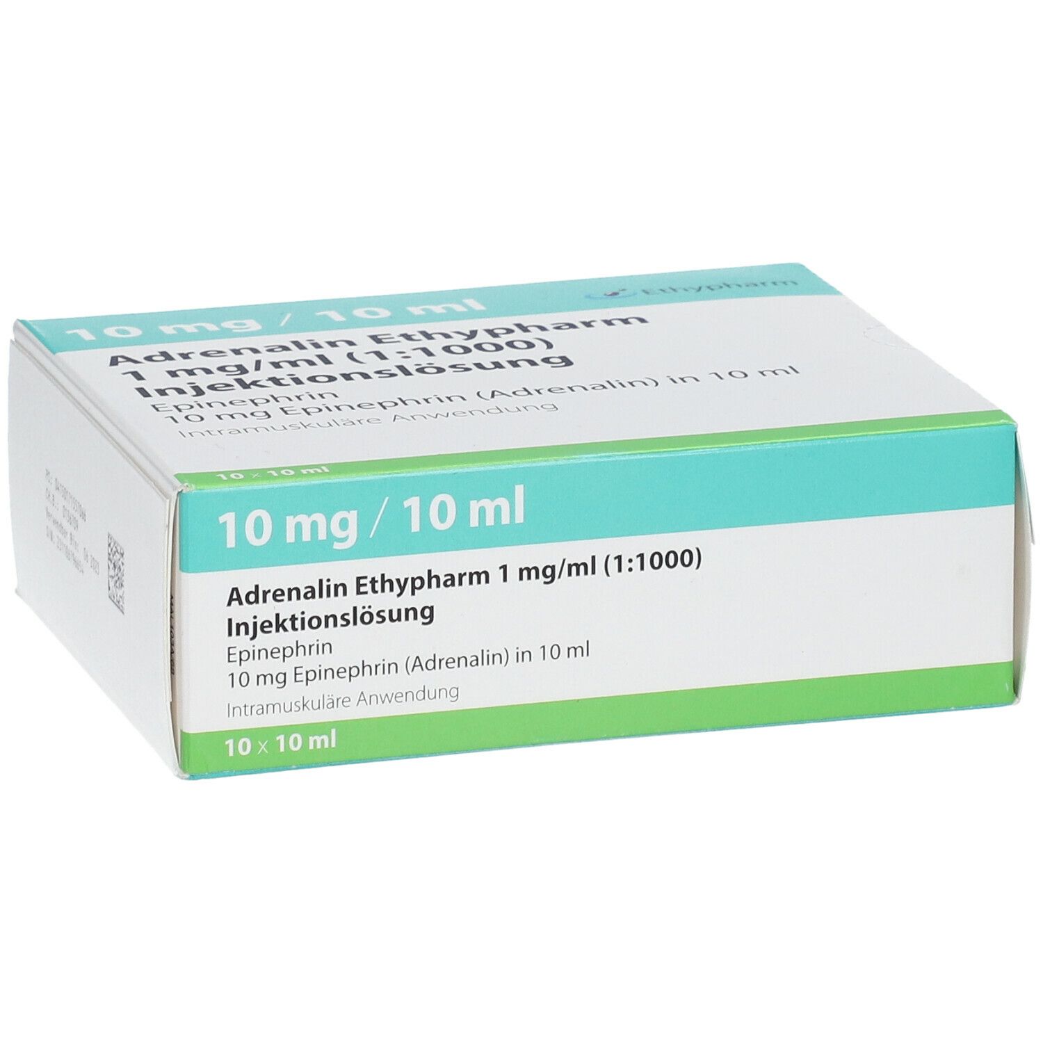 Adrenalin Ethypharm 1 mg/ml 1:1000 Injektionslsg.