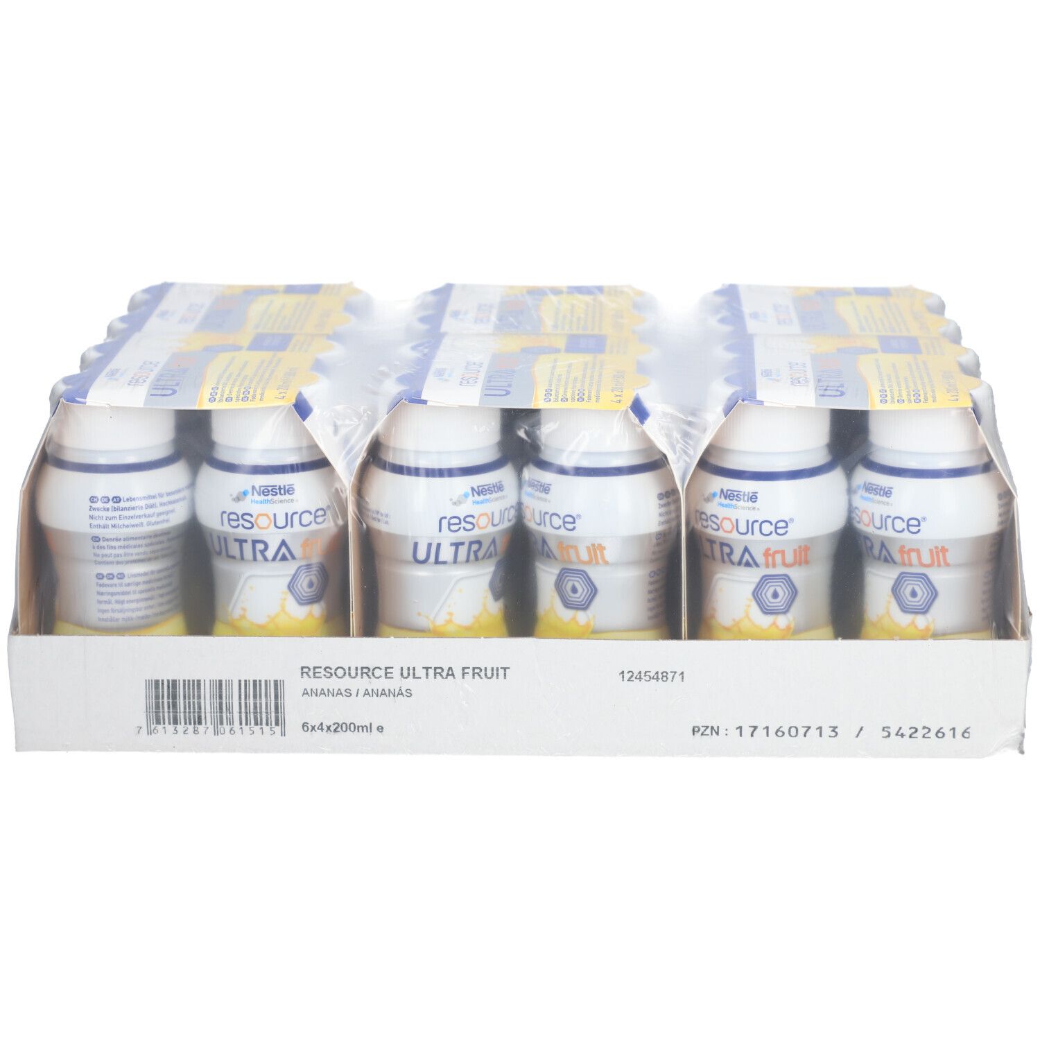 Resource Ultra Fruit Ananas flüssig 6x4x200 ml Flüssigkeit