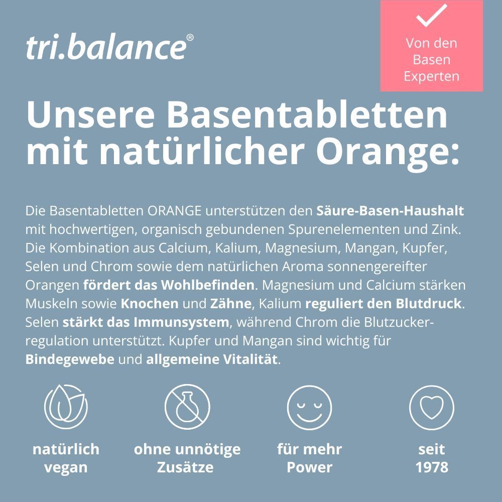 tri.balance® Basentabletten ORANGE