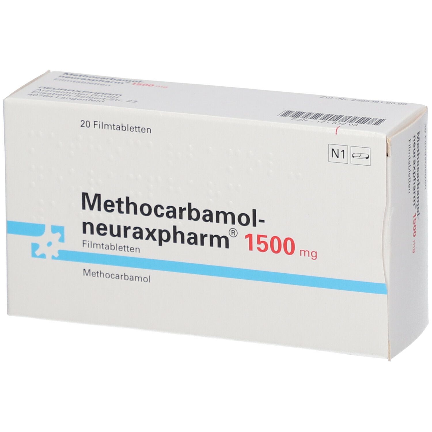 Methocarbamol-Neuraxpharm 1500 mg