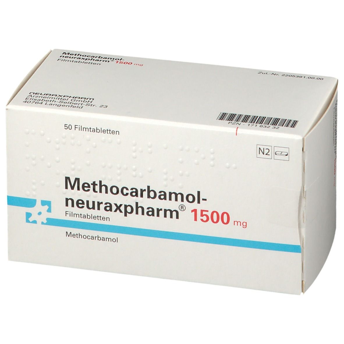 Methocarbamol-Neuraxpharm 1500 mg