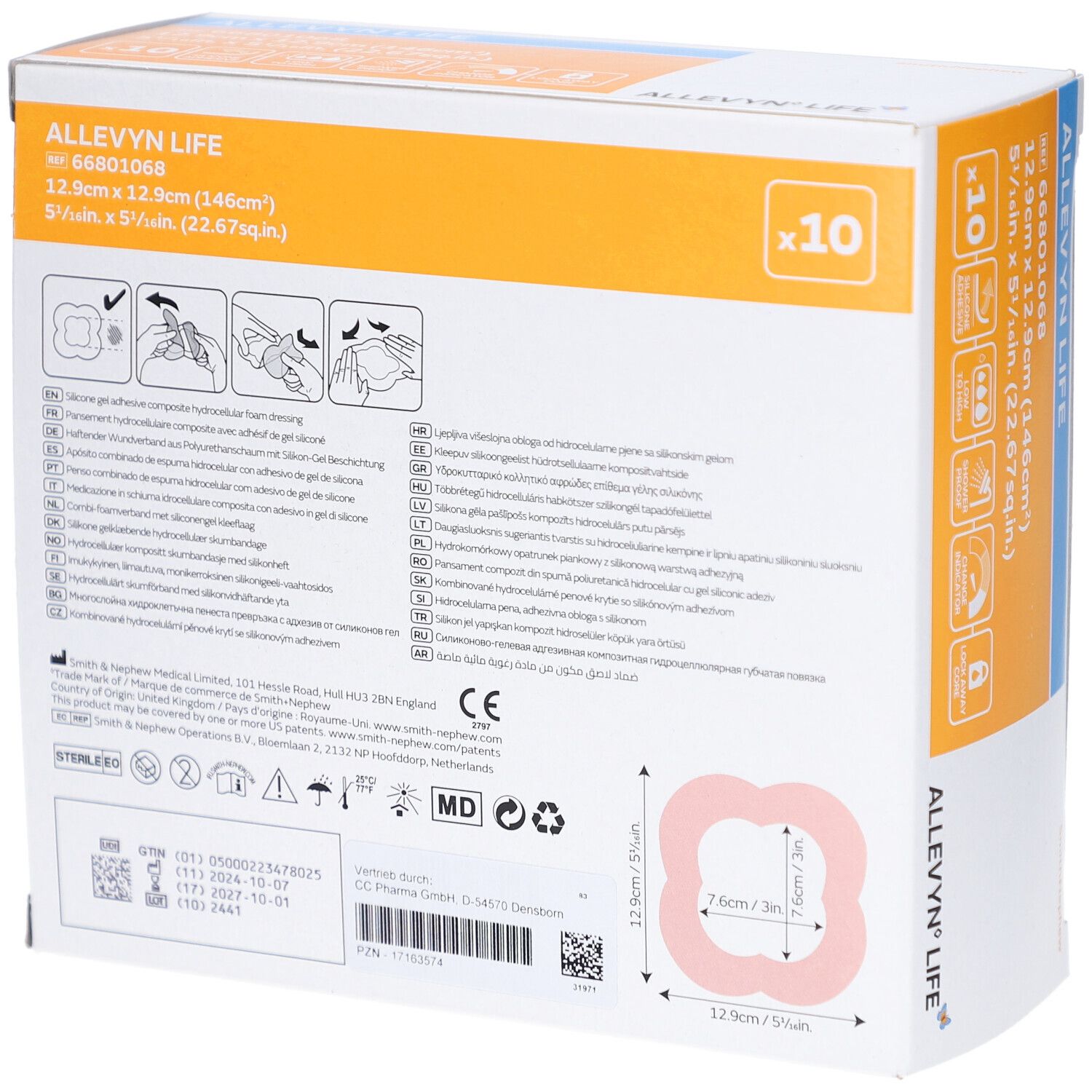 Smith+Nephew ALLEVYN◊ LIFE Schaumverbände