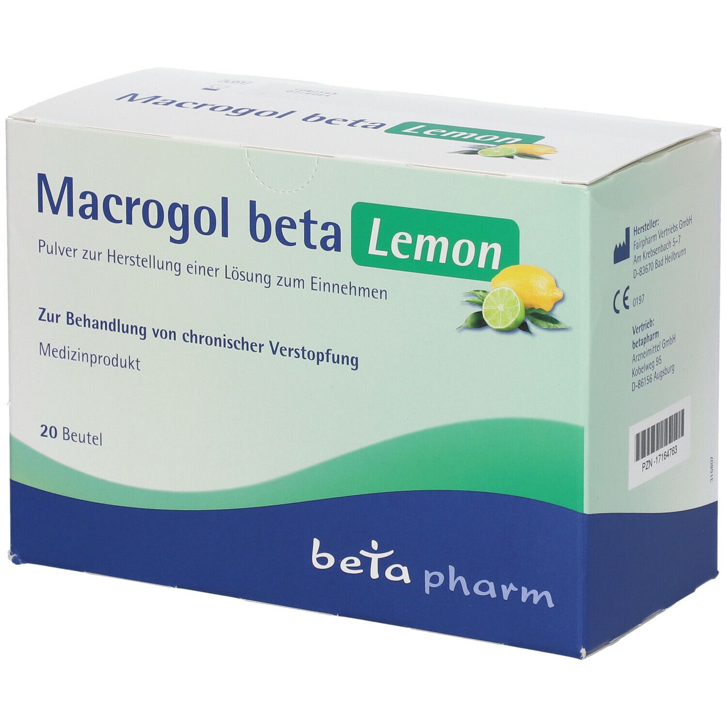 Macrogol beta Lemon Pulver