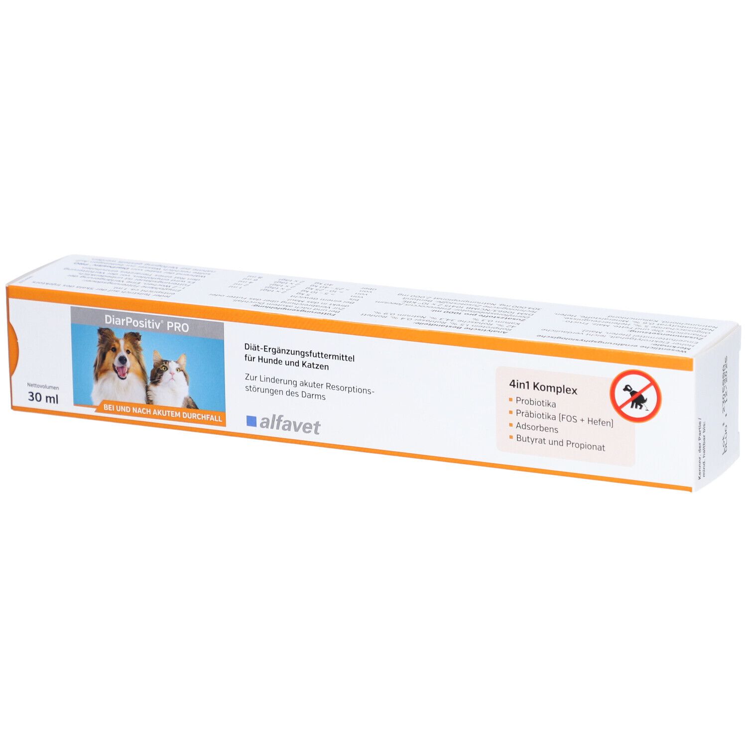 Diarpositiv PRO Diät-Erg.Futterm.flü.f.Hunde/Katze 30 ml Flüssigkeit