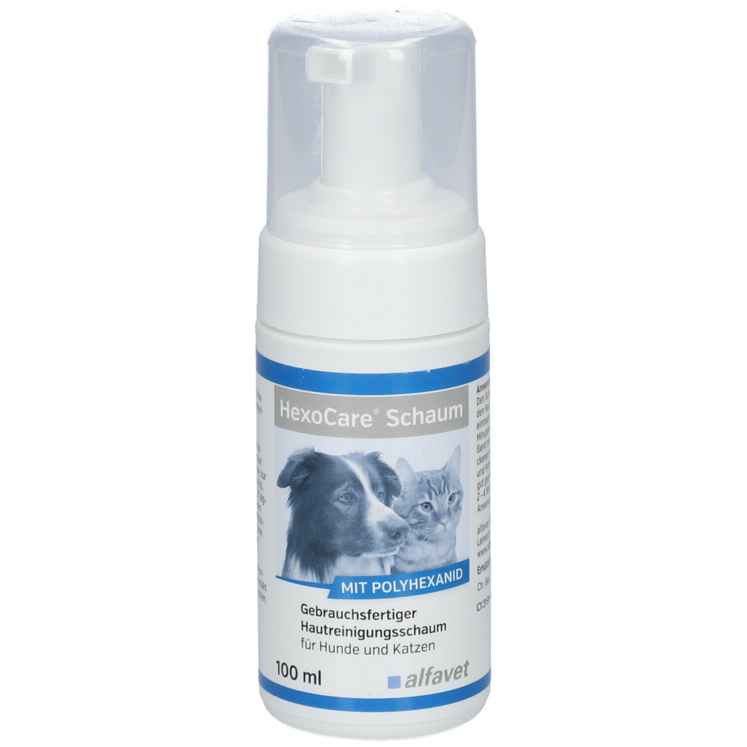 Hexocare Schaum gebrauchsf.Hautrei.f.Hunde/Katzen 100 ml Pumplösung