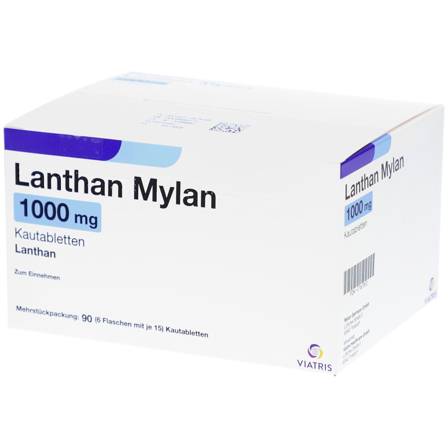 LANTHAN Mylan 1000 mg Kautabletten