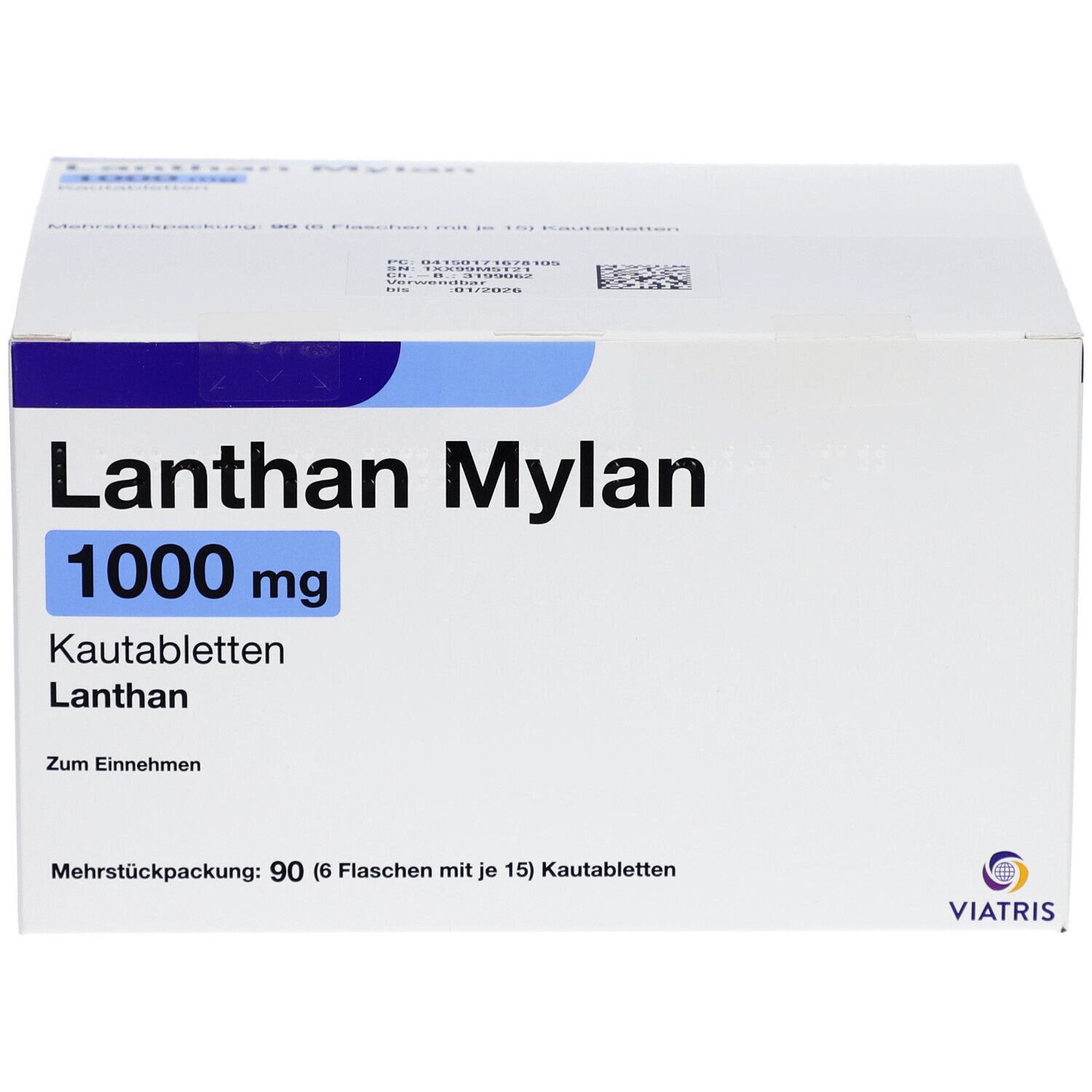 LANTHAN Mylan 1000 mg Kautabletten