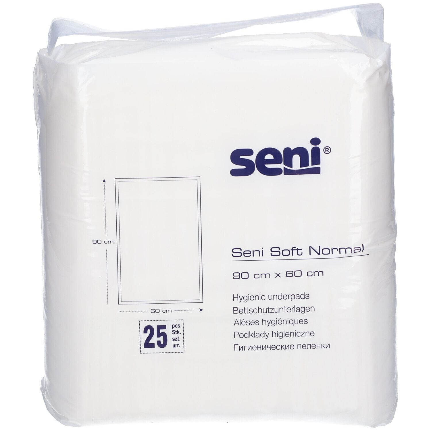 Seni Soft Normal Bettschutzunterlage 60x90 cm 25 St