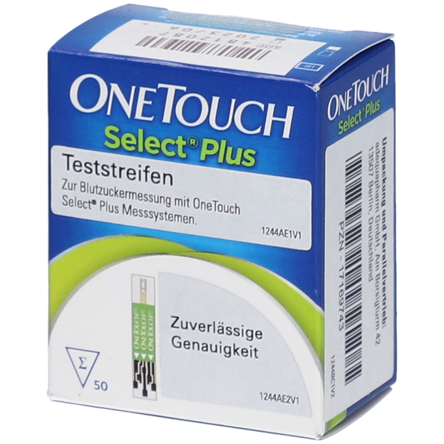 ONE Touch Select Plus Blutzucker Teststreifen 50 St