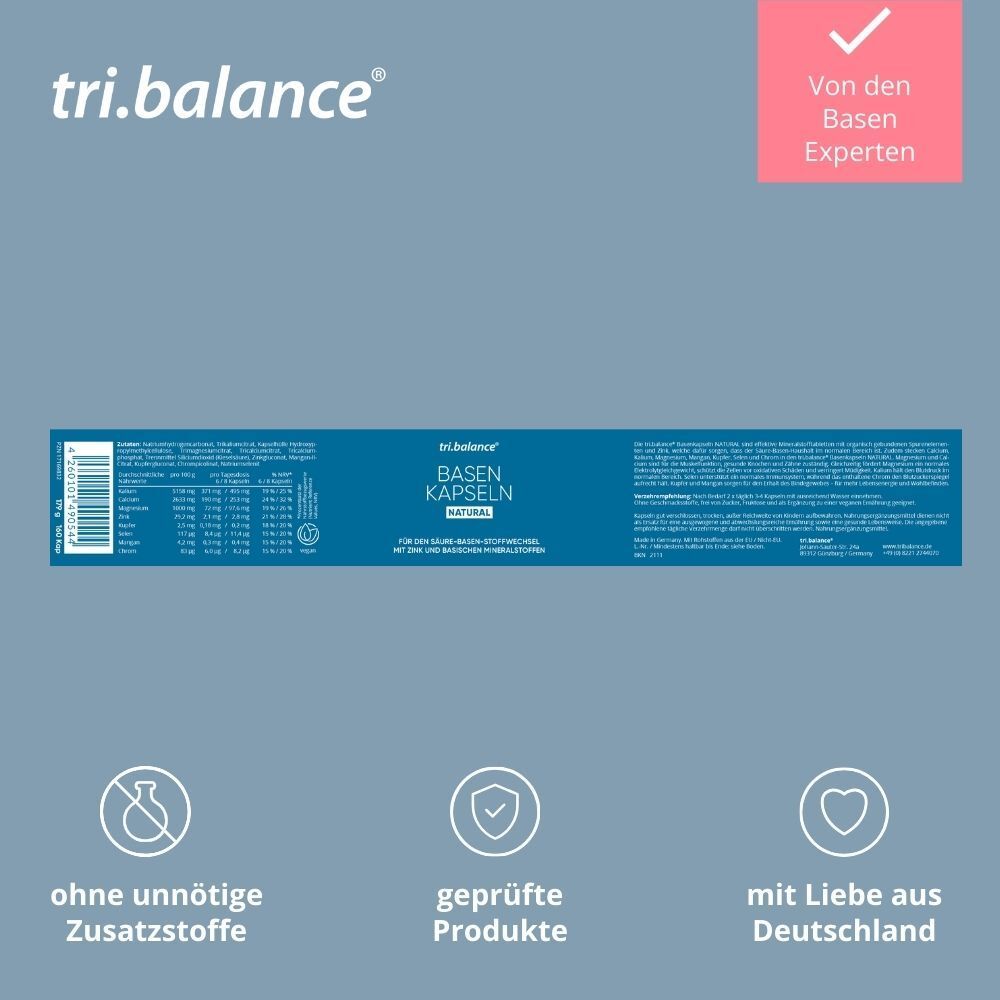 tri.balance® Basenkapseln NATURAL