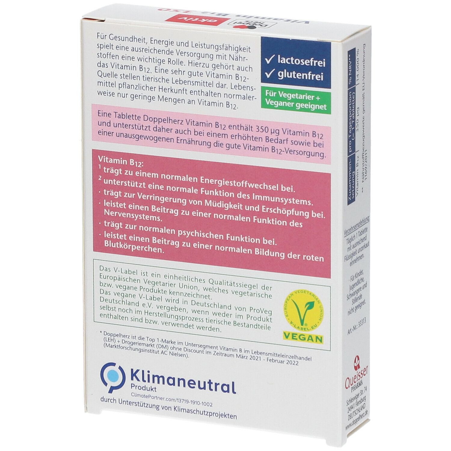 Doppelherz® Aktiv Vitamin B12 350 30 St - Shop Apotheke