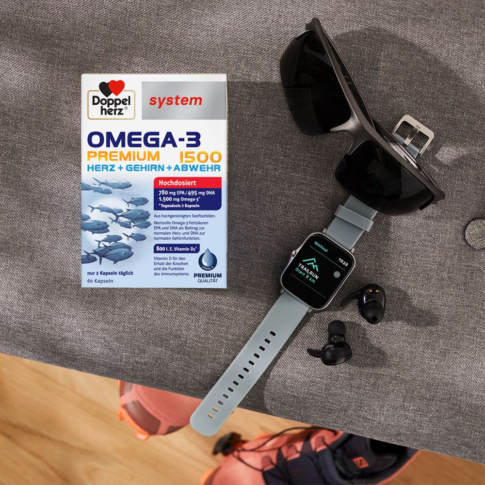 Doppelherz Omega-3 Premium 1500 system Kapseln 120 St