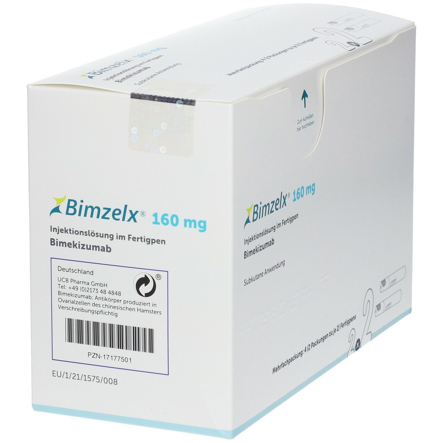 Bimzelx 160 mg Injektionslösung im Fertigpen 2x2 St