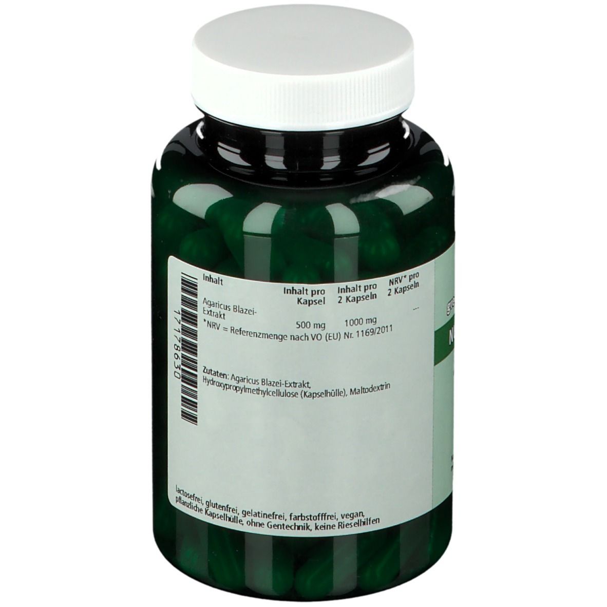 green line AGARICUS 500 mg