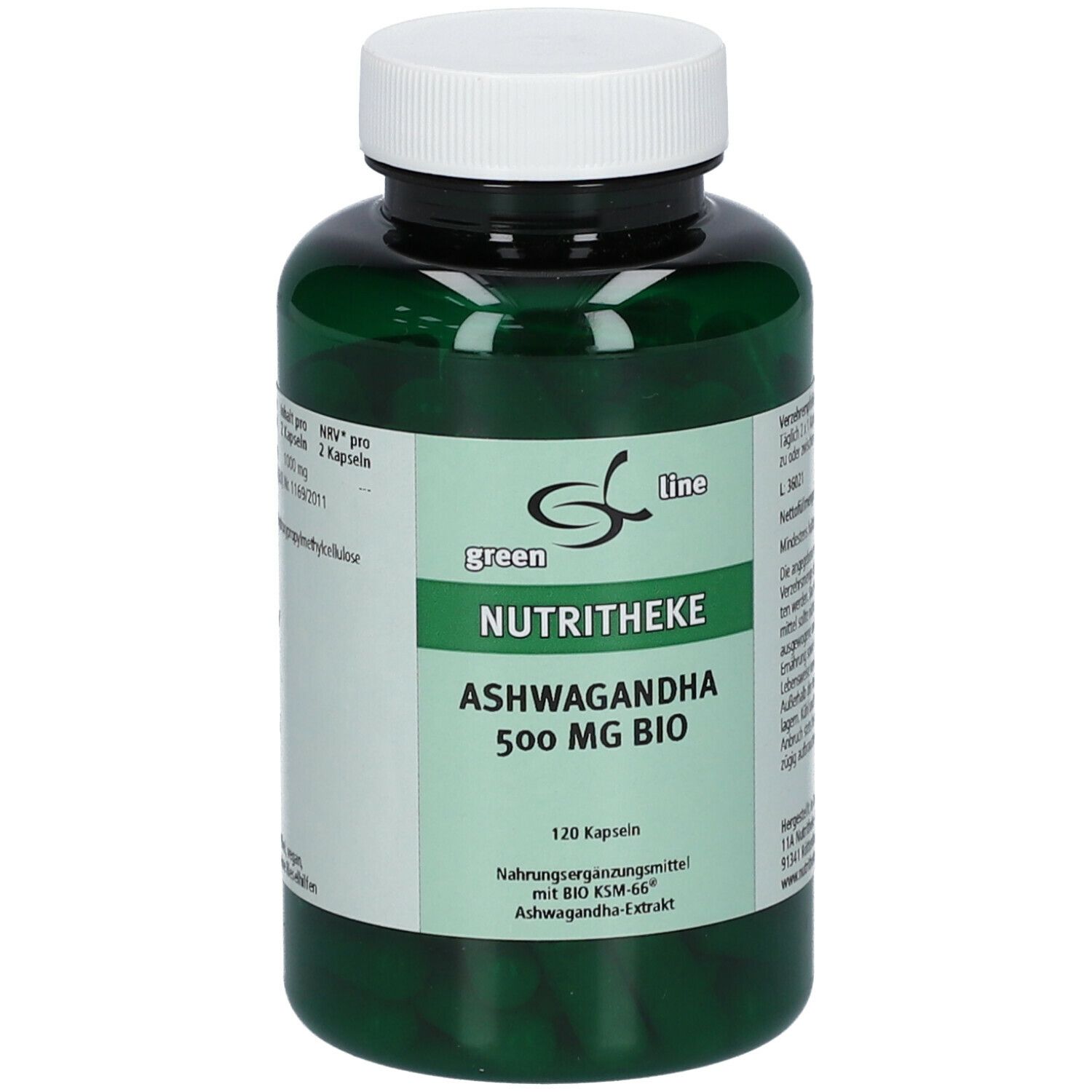 green line ASHWAGANDHA 500 mg BIO