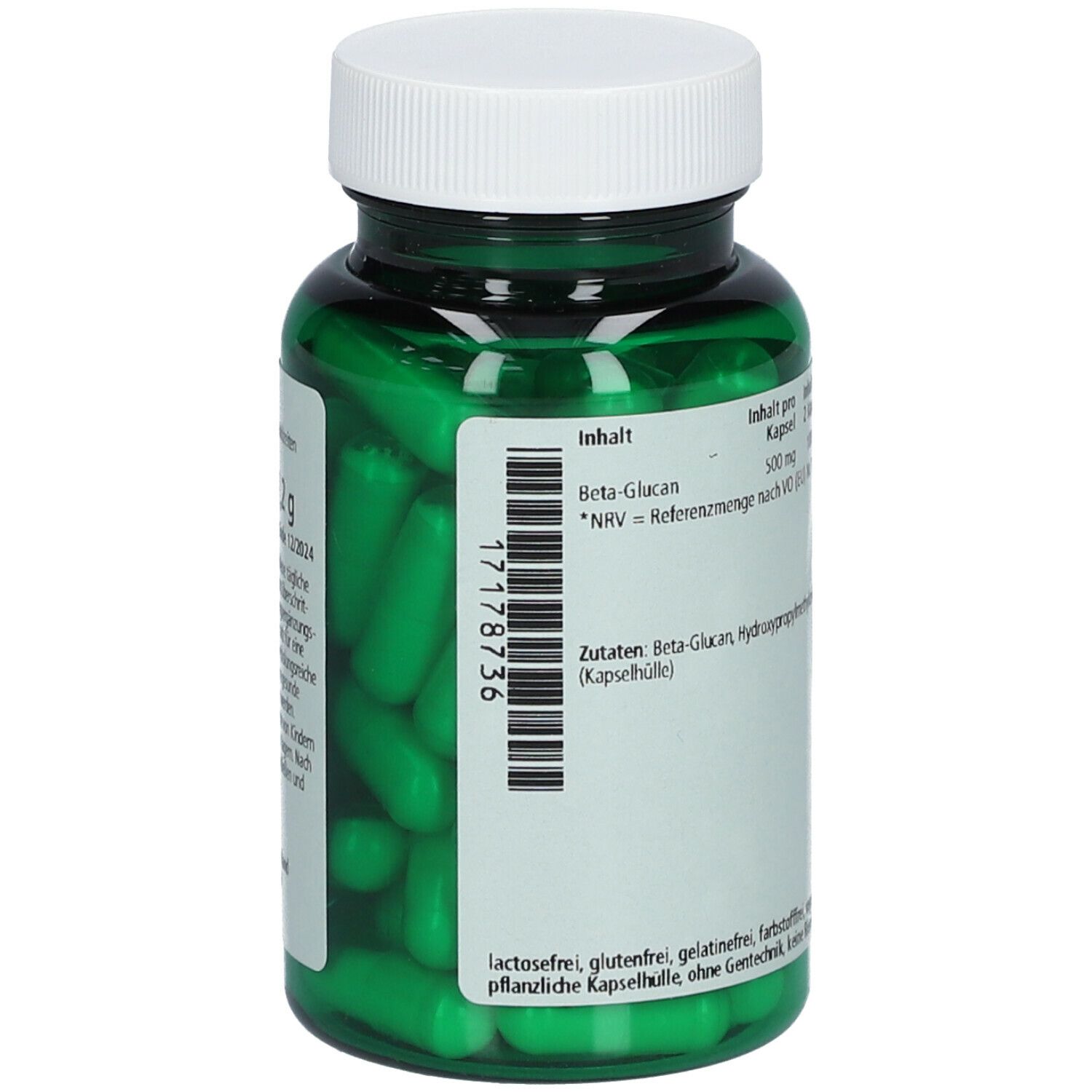 green line BETAGLUCAN 500 mg